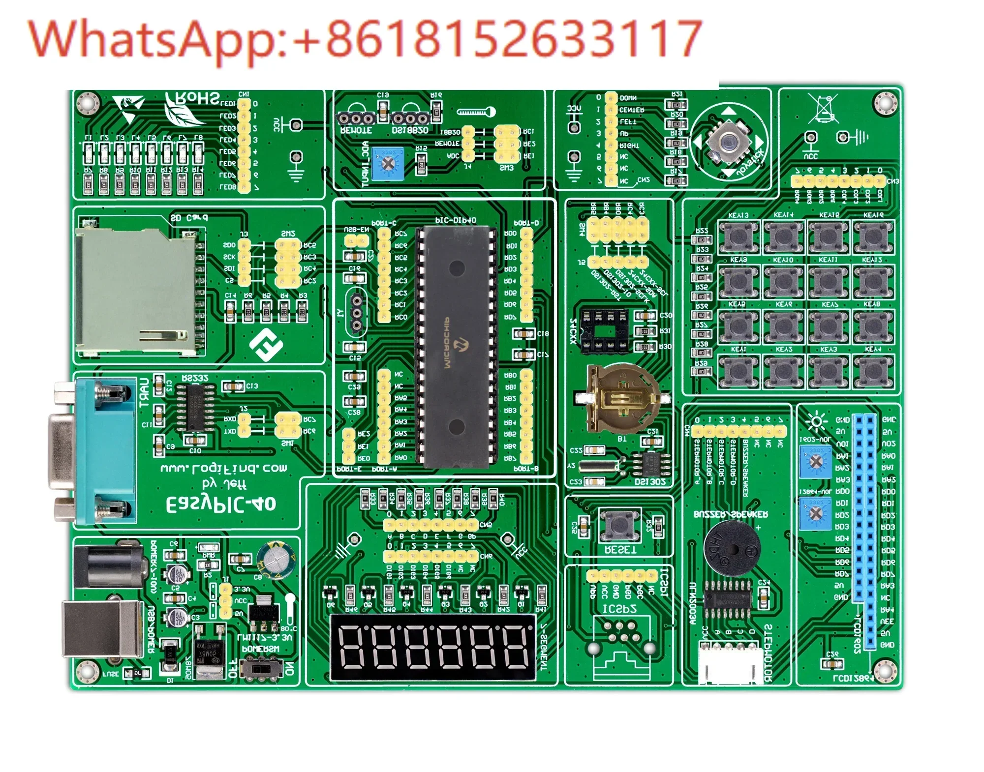 scheda-di-apprendimento-e-sviluppo-pic-mcu-easypic-40-con-routine-chip-pic16f877a