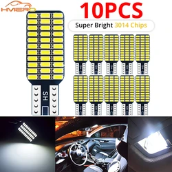 10X Car DC 12V LED T10 W5W 3014 33SMD Turn Signal Lamps License Plate Trunk Clearance White Bulb Door Marker Tail Backup Light