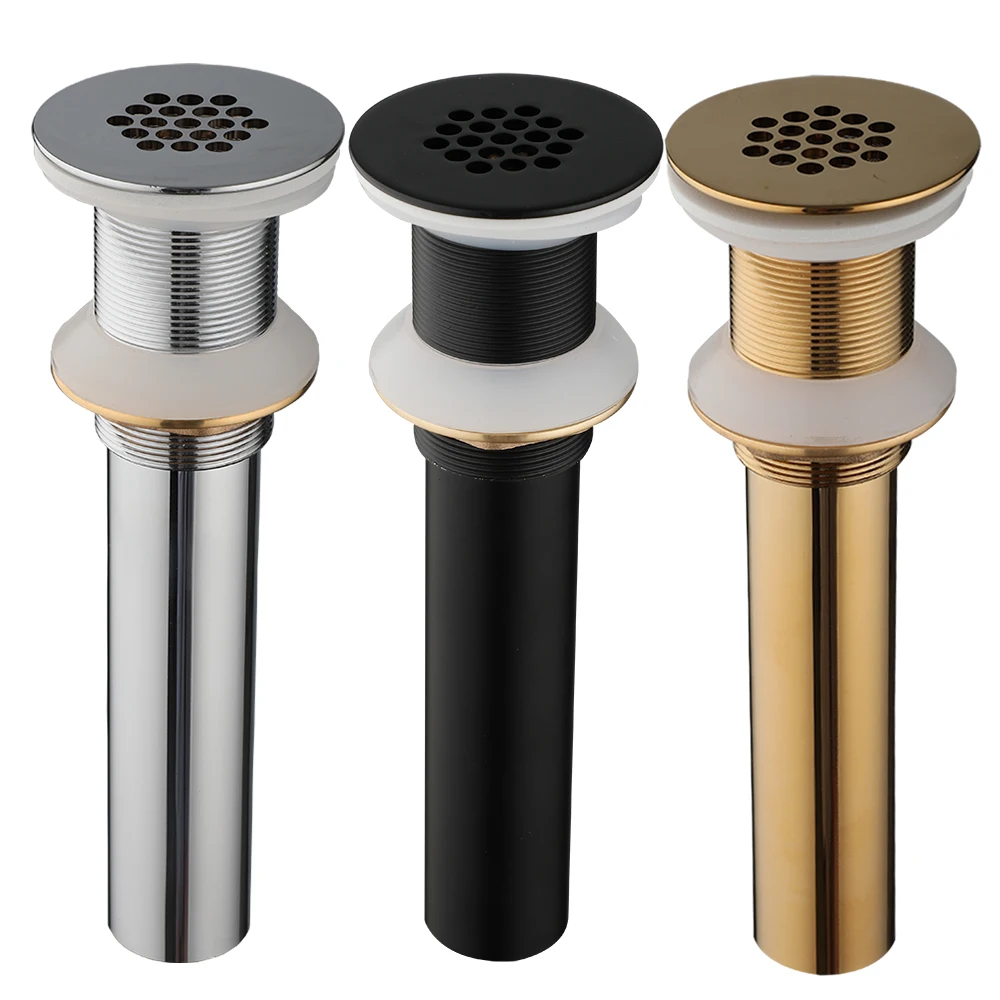 ZAPPO Basin Drain Stopper Bathroom Vessel Sink Drain With Overflow Vanity Sink Pop Up Drain Replacement Anti-Clog Sink Drain