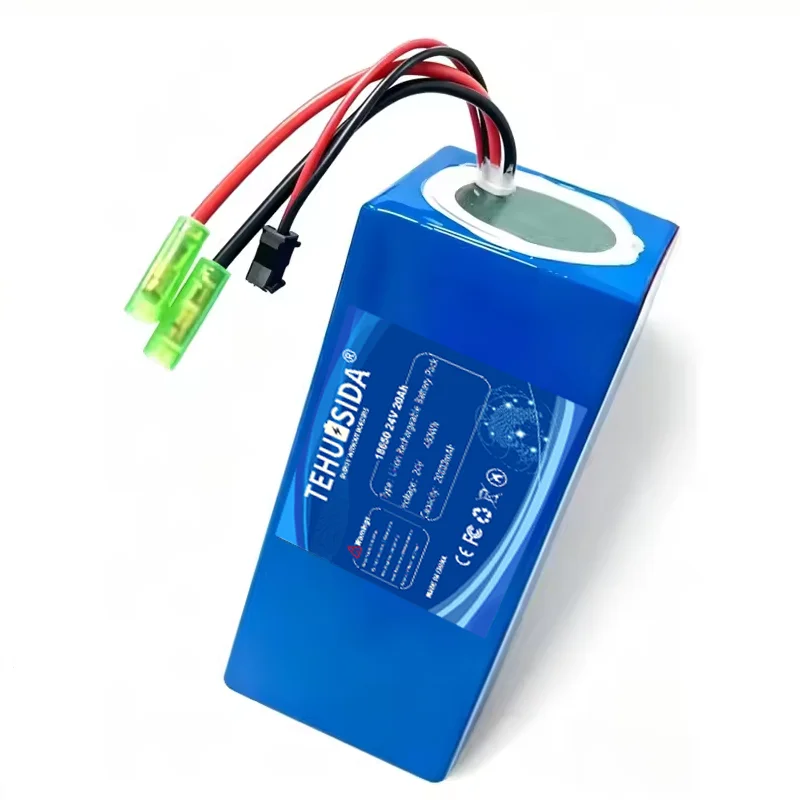 24V20000mAh 18650-6S3P Lithium-ion Rechargeable Battery with Built-in BMS Suitable for Electric Scooters and Electric Tricycles