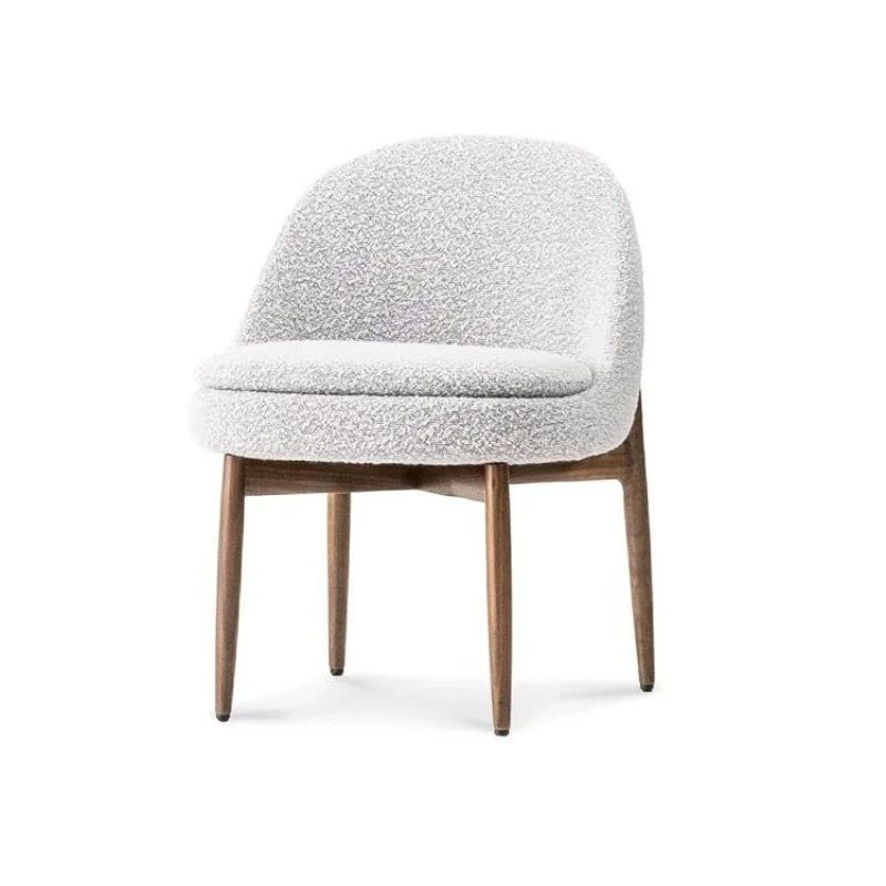 

Cream Wind Solid Wood Dining Chair Household Leisure Chair Conference Negotiation Chair