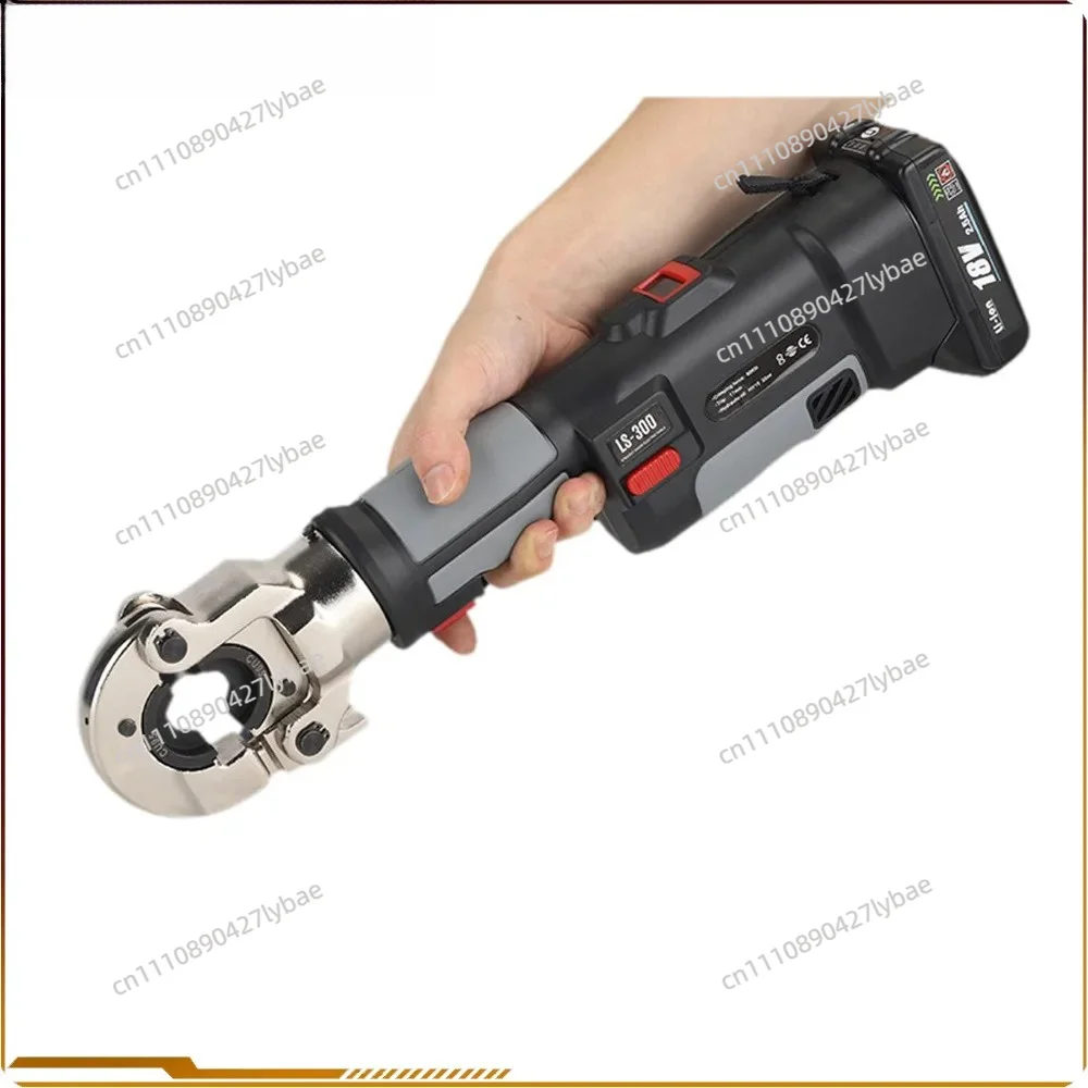 Cordless Electric Hydraulic Crimping Pliers – LS-300 Terminal Crimper for Copper/Aluminum Wires