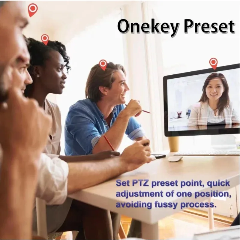 New 4K PTZ Camera 20X Optical Zoom With AI Human Tracking Function For Live Streaming And Video Conference 4k PTZ Camera