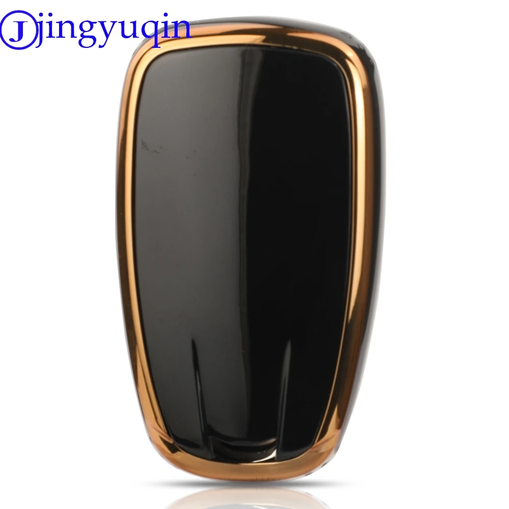 jingyuqin Replacement Smart TPU Remote Key Shell Case For Chevrolet Chevy Camaro Cruze Malibu 2016 2017 2018 2019 2020 4Buttons view 6