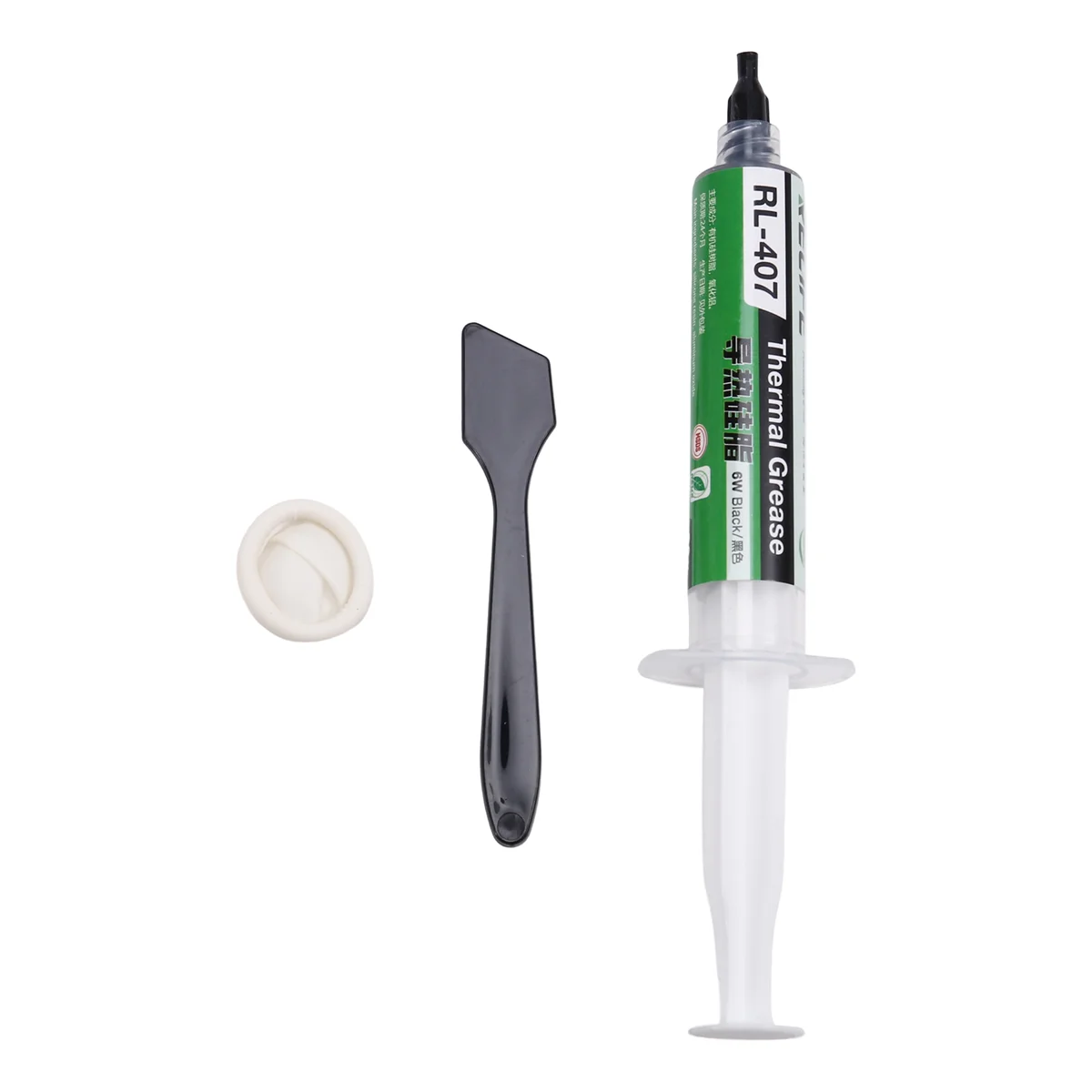 N18R  RL-407 Thermal Silica CPU Cooling Paste CPU Electronic Components Cooling General Thermal Silicone Silicone Paste Black