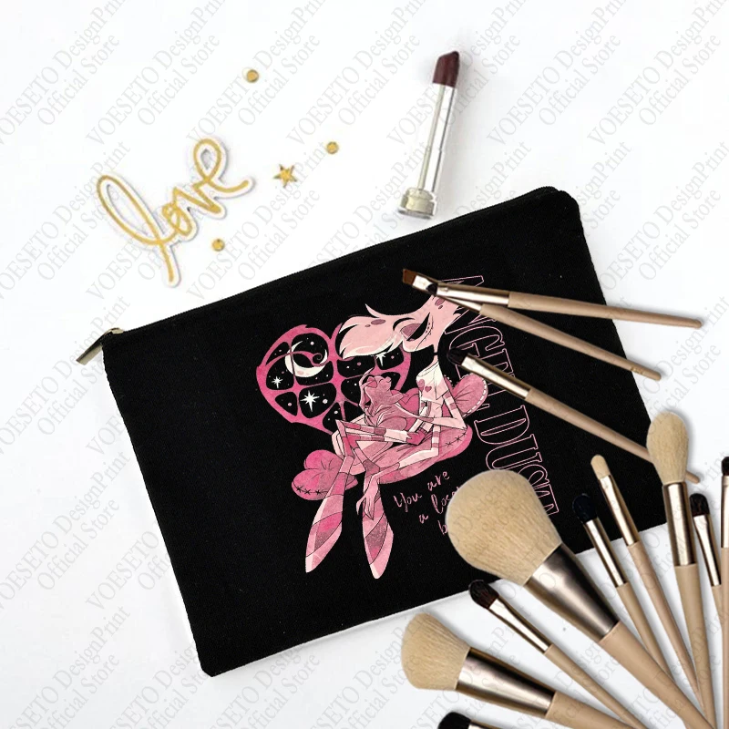 Bolsa de maquillaje con patrón de novia de equipo, bolsa de almacenamiento de inodoro de viaje, organizador con cremallera de regalo de fiesta, bolsa de cosméticos para maquillaje ligera, 1 pc