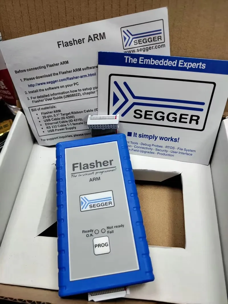 SEGGER Flasher ARM 5.07.01 emulatore di programmazione flash microcontrollore originale originale