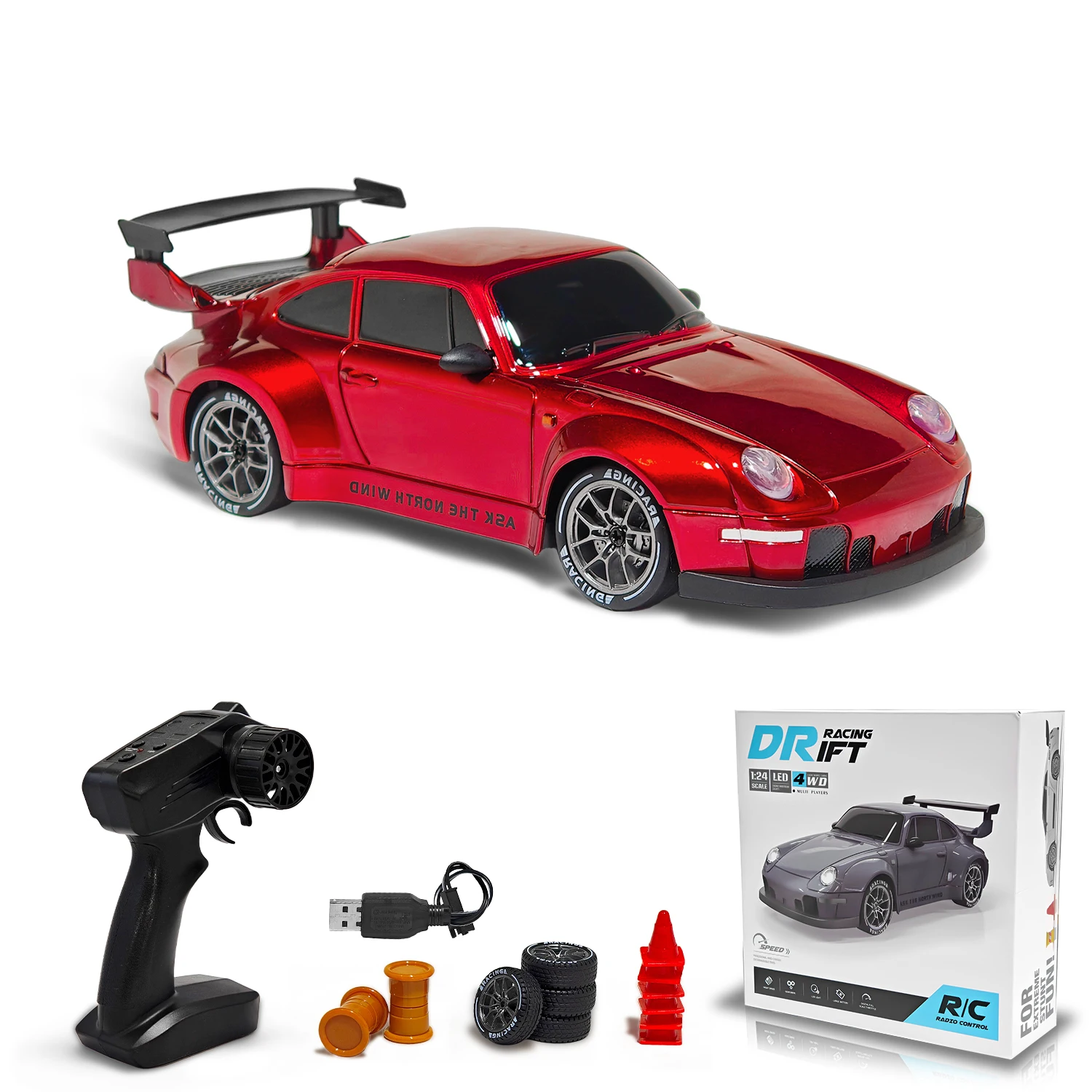 Remote Control Drift Car Full Size Mini Remote Control Racing Car Model 2.4G Radio High Speed ​​RC Car Boy Toy Gift