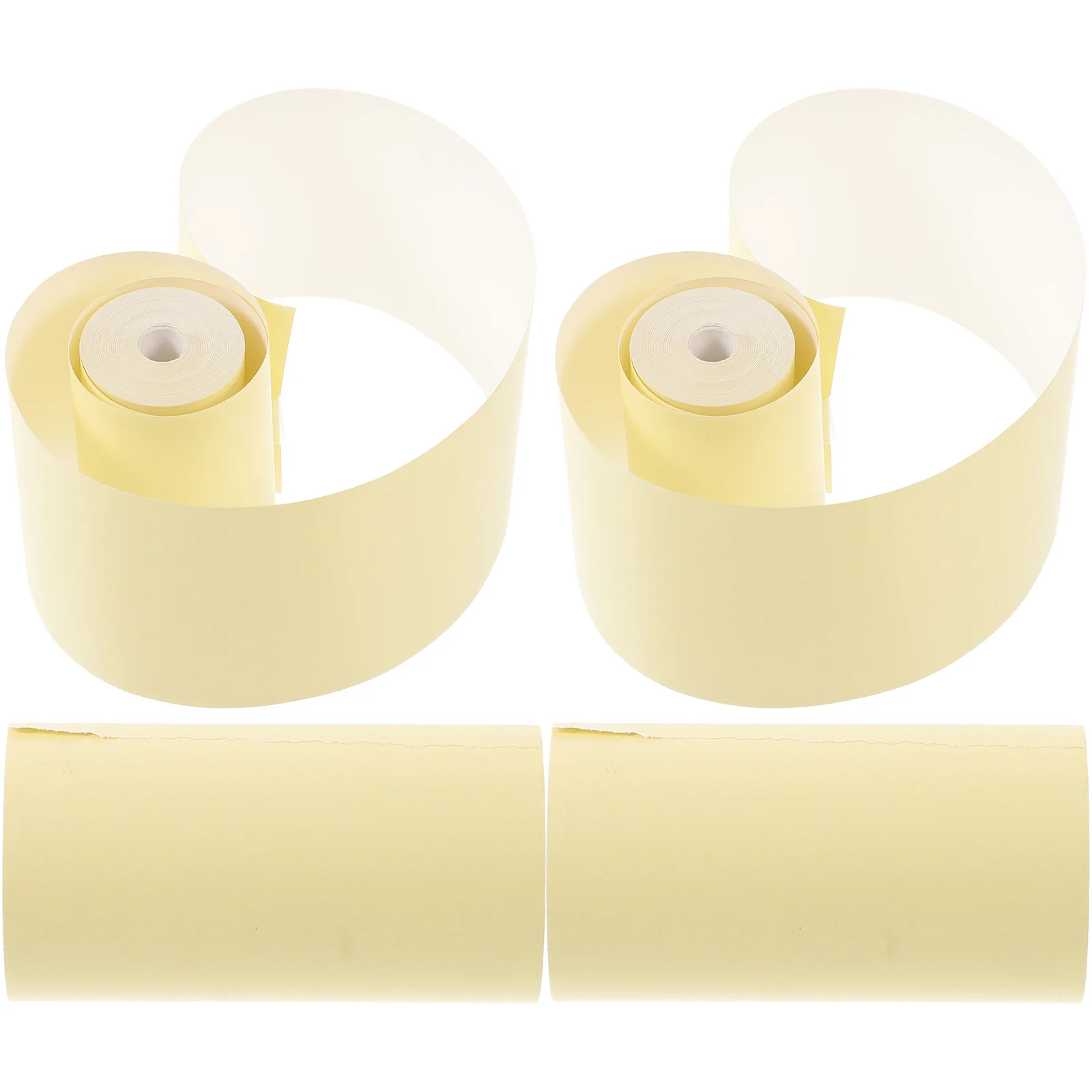 4 لفات من ورق النقود الحراري، لفة ورق طباعة متعددة الأغراض، طباعة ناعمة وواضحة لاستلام مكتب متجر المستشفى