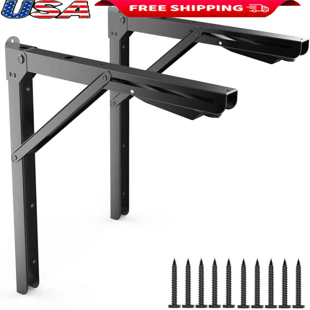 Heavy Duty Stainless Steel Triangle Wall Mount Shelf Brackets 24