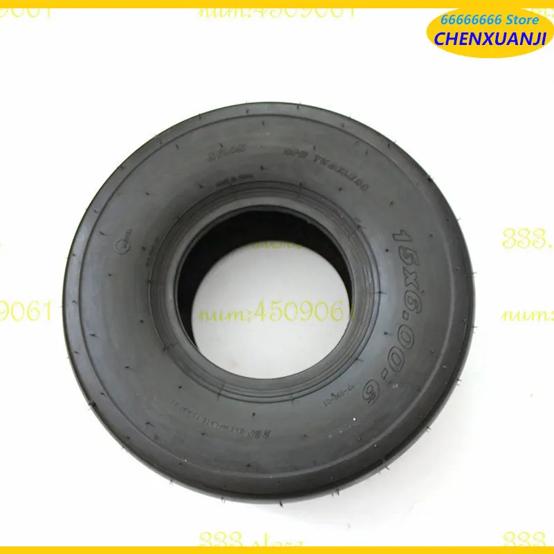 Wheel Rim 15x6.00-6 tire tyre tube Straight Rib Lawn & Garden wheels 15X6-6 inch 168CC Karting Go Kart  Motorcycle