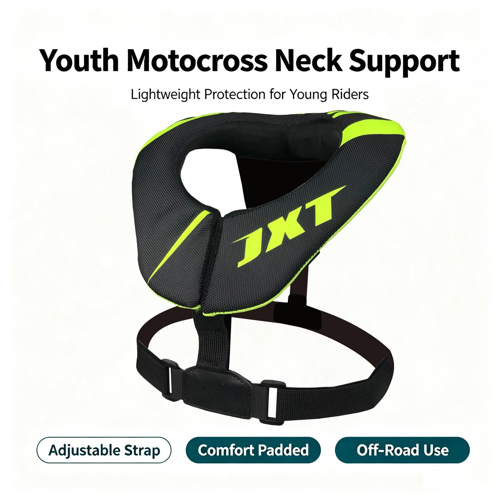 motocross-new-children's-neck-brace-race-specific-off-road-rally-track-anti-fall-neck-brace-youth-neck-brace-neck-protector