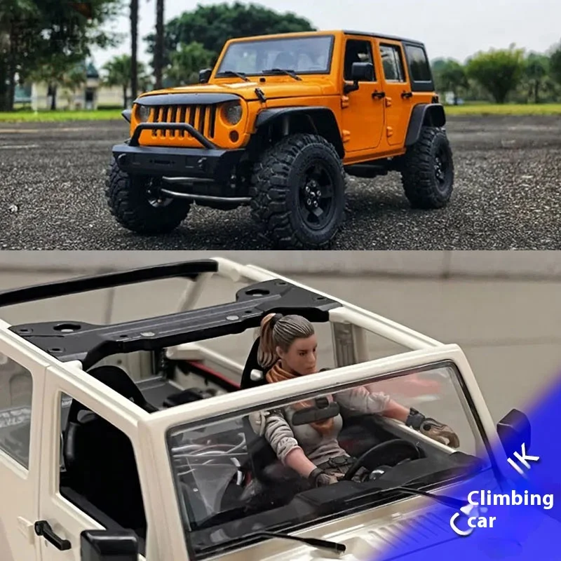 

Capo Cub2 Jk All Metal 1/18 Kit Remote Control Electric Off-Road Climbing Vehicle Model Differential Lock Dual Speed Toy Gift