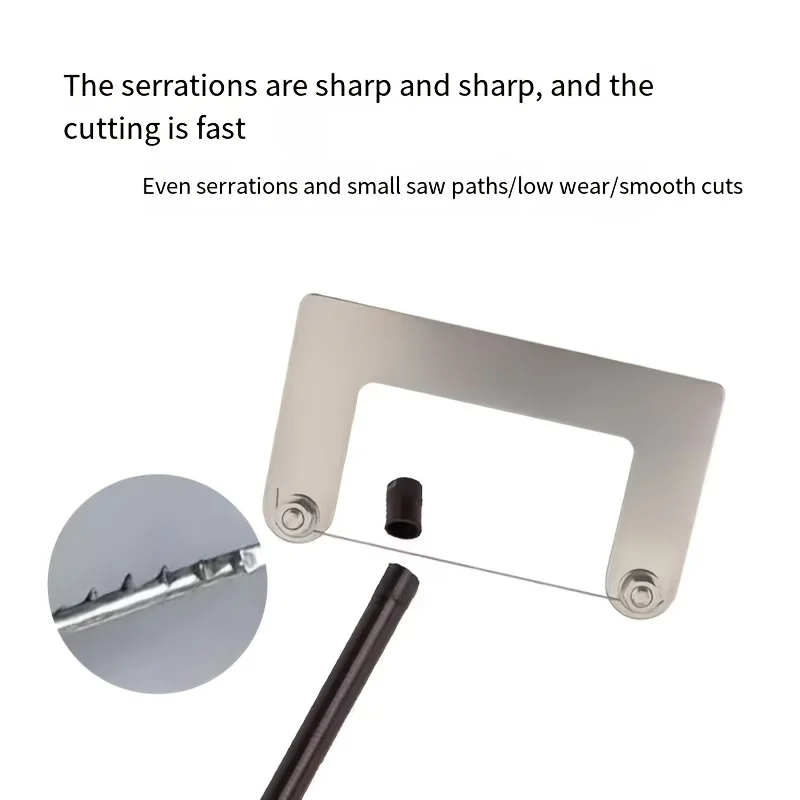 DIY Handcrafted Saw Multi-functional Mini Wire Saw Cutter, Wear-resistant and Rust-proof Woodworking Plastic Model Precision image 5