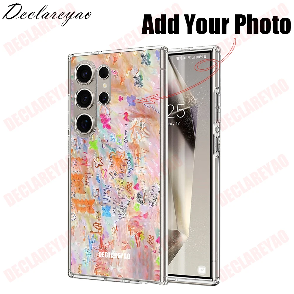Personalized Customizable DIY Photos Coque For Samsung Galaxy S26 Ultra S25 Edge S24 Plus S23 FE S22 S21 S20 S10 Cases Covers