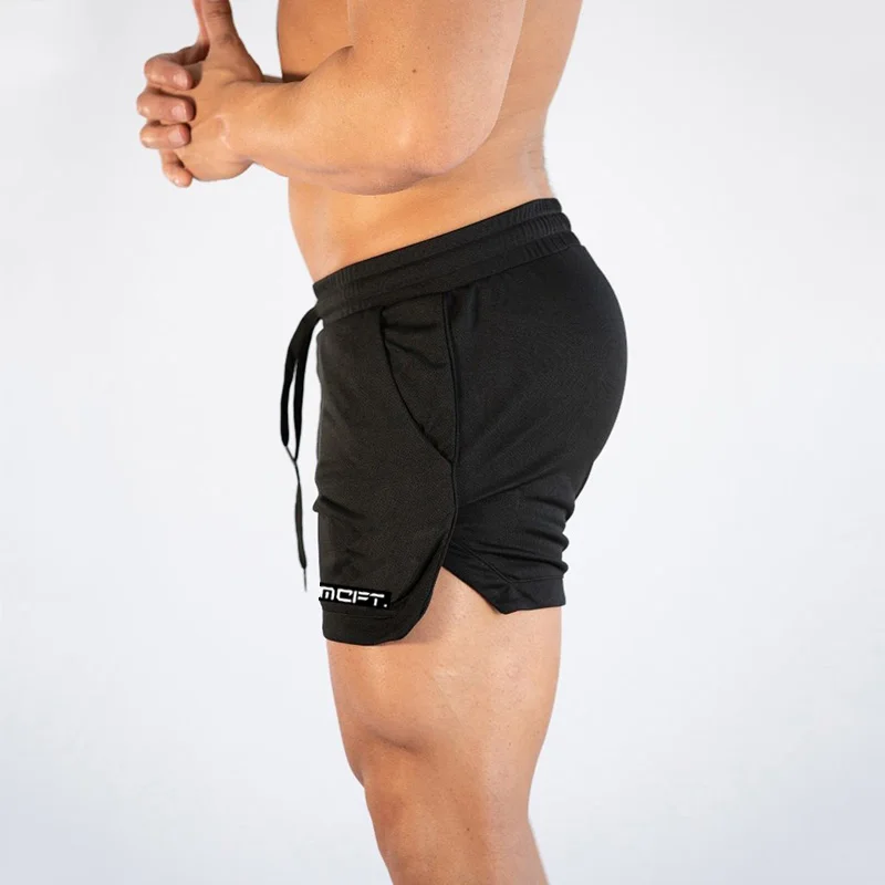 Summer Men Quick-drying Running Fitness Shorts Sweat-absorbent Breathable Beach Surfing Casual Training Sportswear Pumping iron 4
