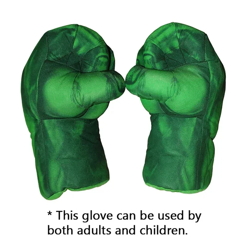 قفازات العضلات القطيفة من Smile Hero للبالغين والأطفال، ملحقات الملاكمة، التنكرية، الرسوم المتحركة، لعبة