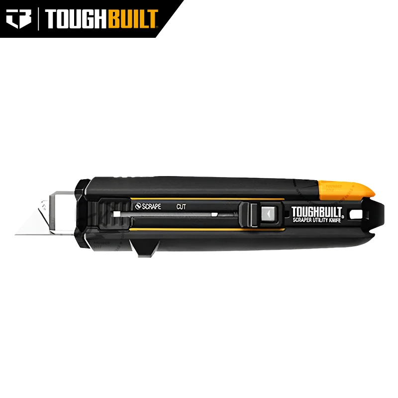 ToughBuilt TB-H4S5-01 Scraper Utility Knife + 5 Blades - Transforming Utility Knife