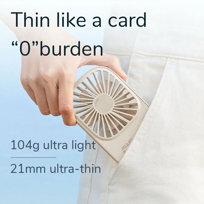 JISULIFE Mini ventilatore portatile Ventilatore portatile, Piccolo ventilatore da scrivania con staffa, Ventilatori per ciglia ricaricabili tramite USB, Ventilatore per trucco ciglia