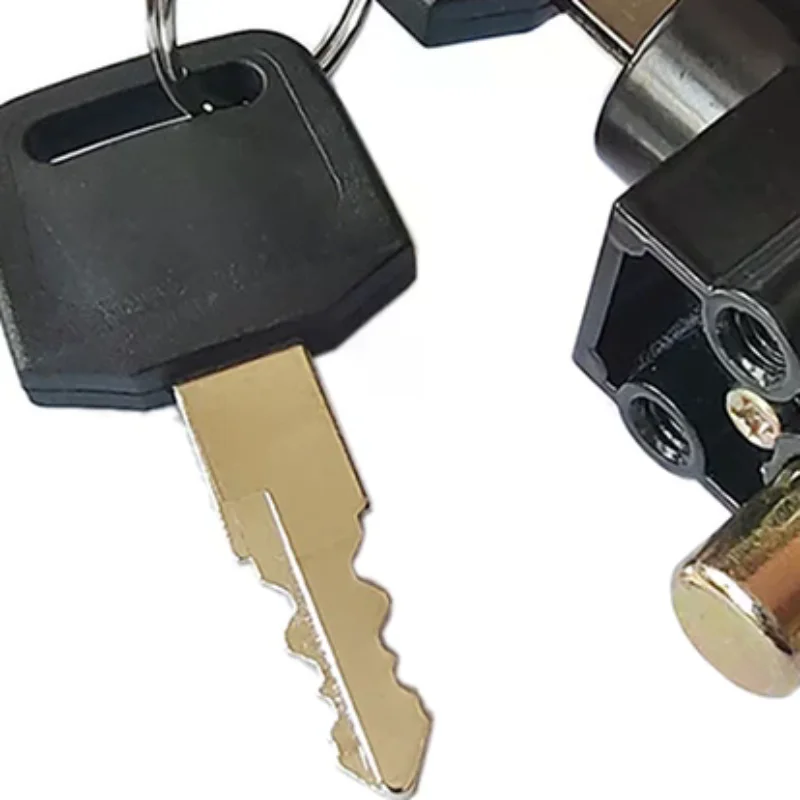 Electric Bicycle E-bike Electric Vehicle Battery Box Lock Front Lock Big Head Lock Electric Vehicle Anti-theft Lock Battery Lock