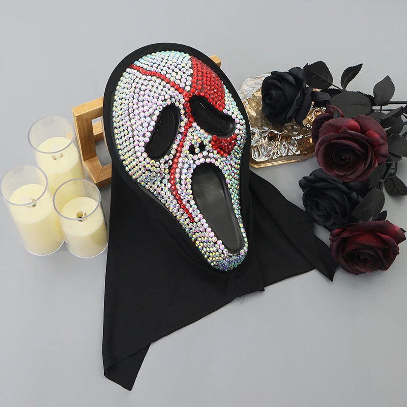 Máscara De Scream O Ghostface De Látex – Terrorífica Cara De Fantasma Para Halloween Y Cosplay