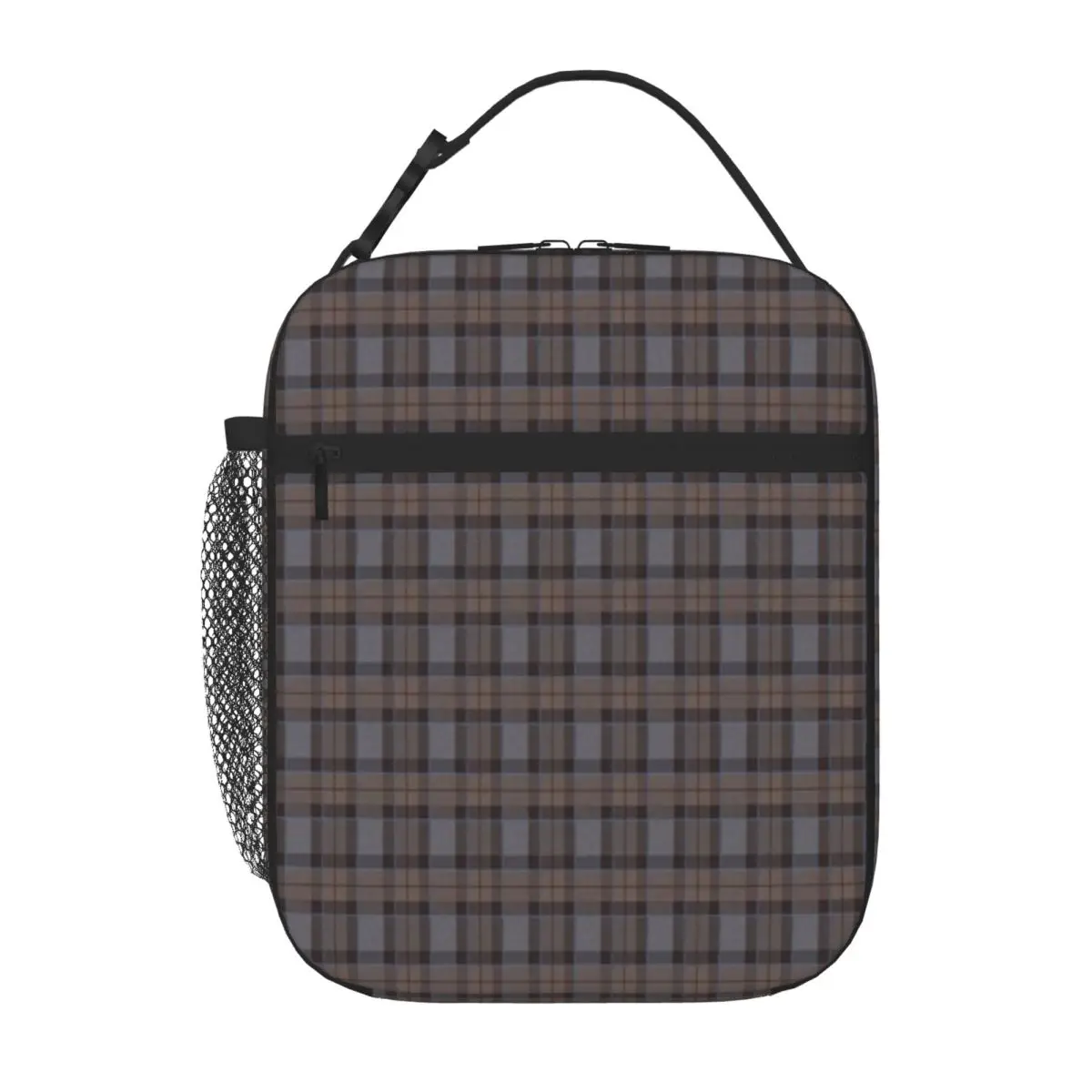 Hot Sale Outlander Tartan - Fraser Tartan Rainbow Print Camping Lunch Bag Office Homemade Meal Snack Bag