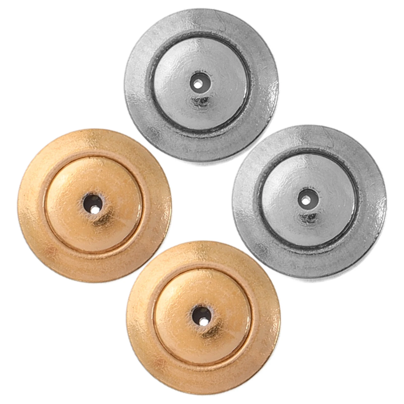 

4 Pcs Earplugs Droopy Ears Back of Silicone Earrings Simple Stainless Steel Customized Backs