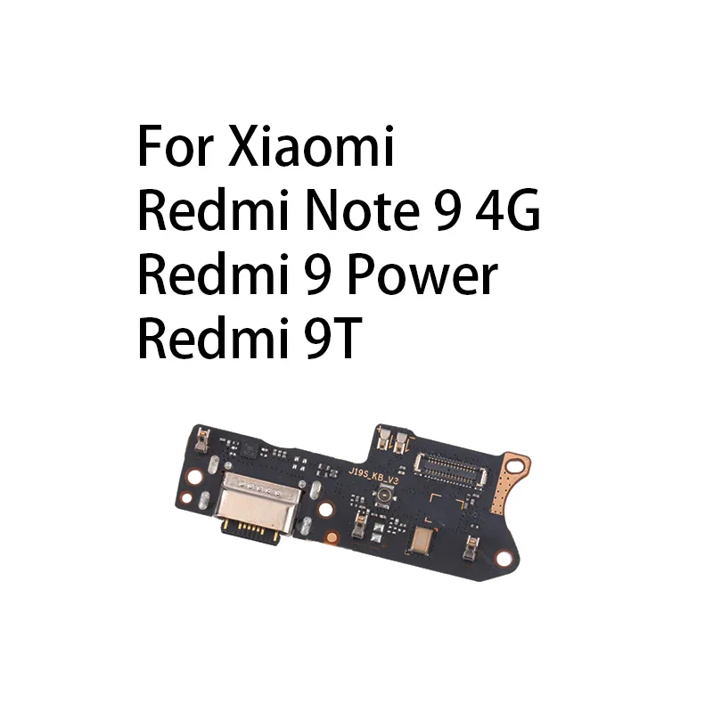 org USB Charging Port Board Flex Cable Connector for Xiaomi Redmi Note 9 4G / Redmi 9 Power / Redmi 9T