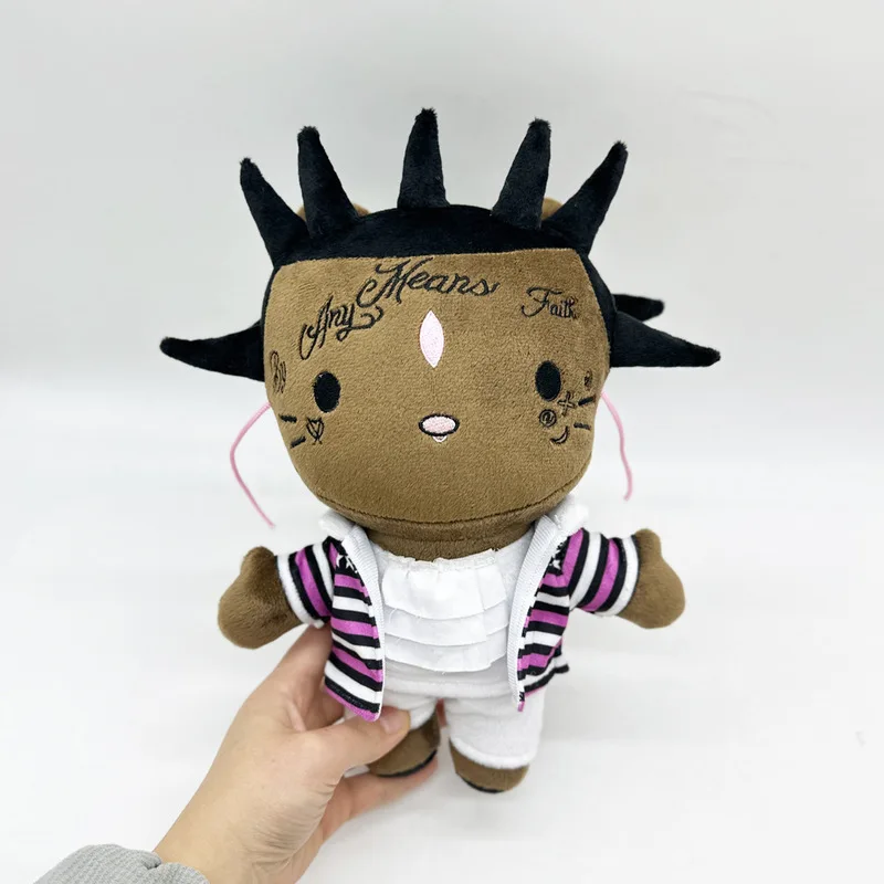 NEW Miniso Hello Kitty Plush Travis Scott Hello Selena Anime Cartoon Toy Plush Stuffed Soft Plushie Kid Custom Birthday Gifts