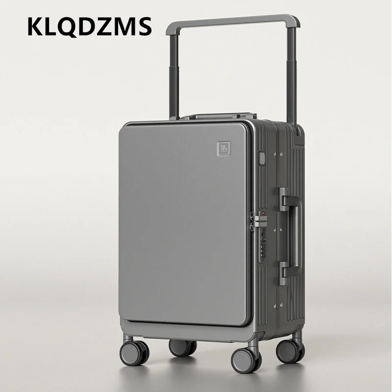 KLQDZMS ABS+PC-Koffer, Trolley-Koffer mit großem Fassungsvermögen, Damen-Boardingbox, 20 Zoll, 24 Zoll, 26 Zoll, 28 Zoll, Reisetasche im Wagenstil, Herrengepäck