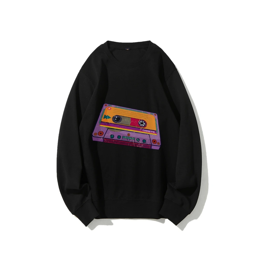 

Y2k Pattern Sweatshirt Tape Sweatshirt: 100% Cotton, High Quality Oversized Sweatshirt. Colorful Colors Arty Y2k Trend.