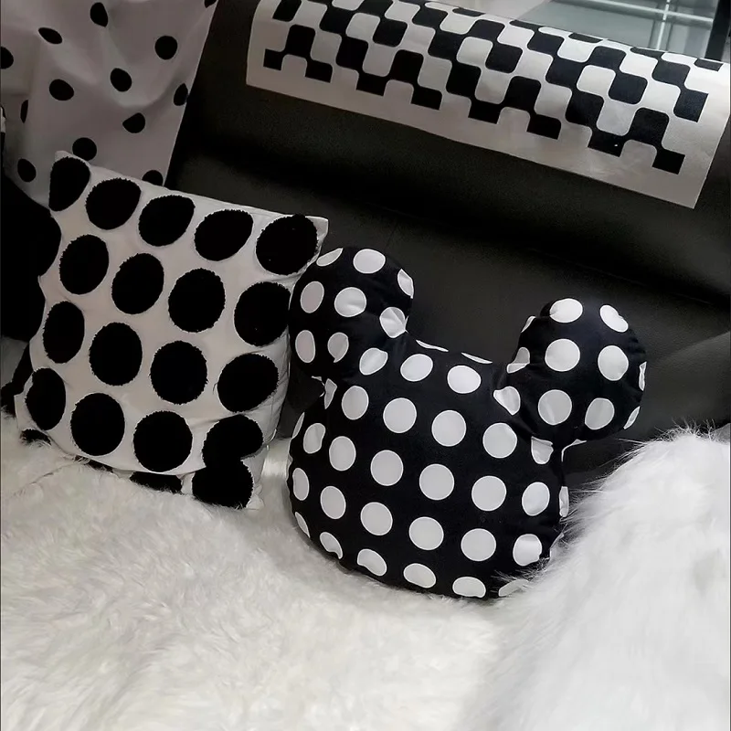 Cute Kawaii 45X50cm Dots Pillow Cushion Creative Room Decor Office Chair Sofa Seat Cushion Tatami Decoration Bed Cushions Gift