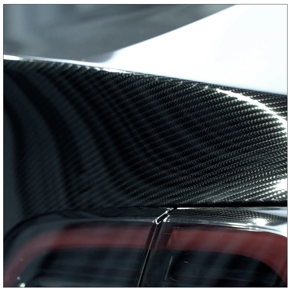 غلاف السيارة من مادة TPU لحماية الألوان، تصميم ملصق السيارة المتغير اللون باللون الأسود الكربوني