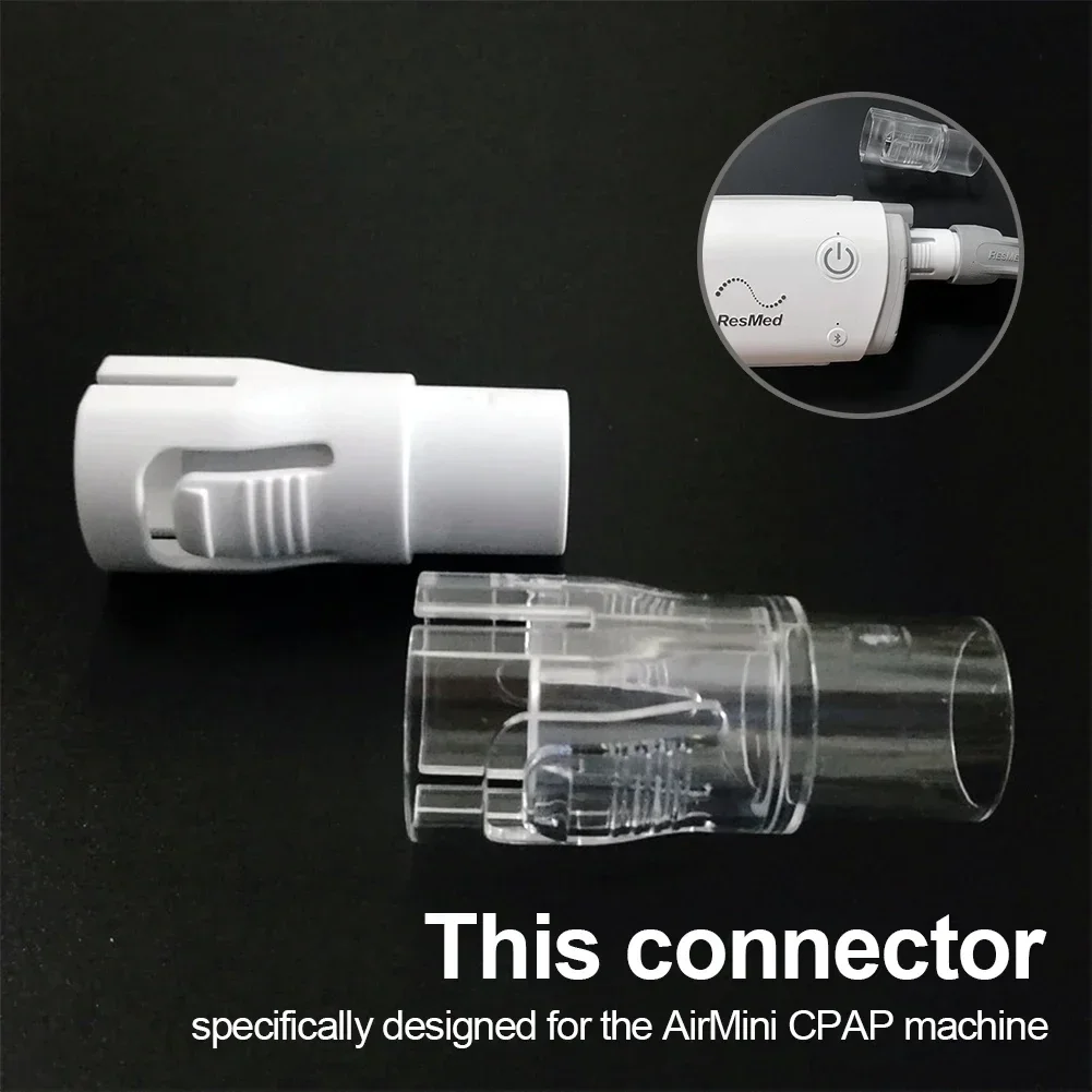 ResMed AirMini CPAP Hose Connector Universal Nasal Mask Accessory Tube Port for Continuous Positive Airway Pressure Machines
