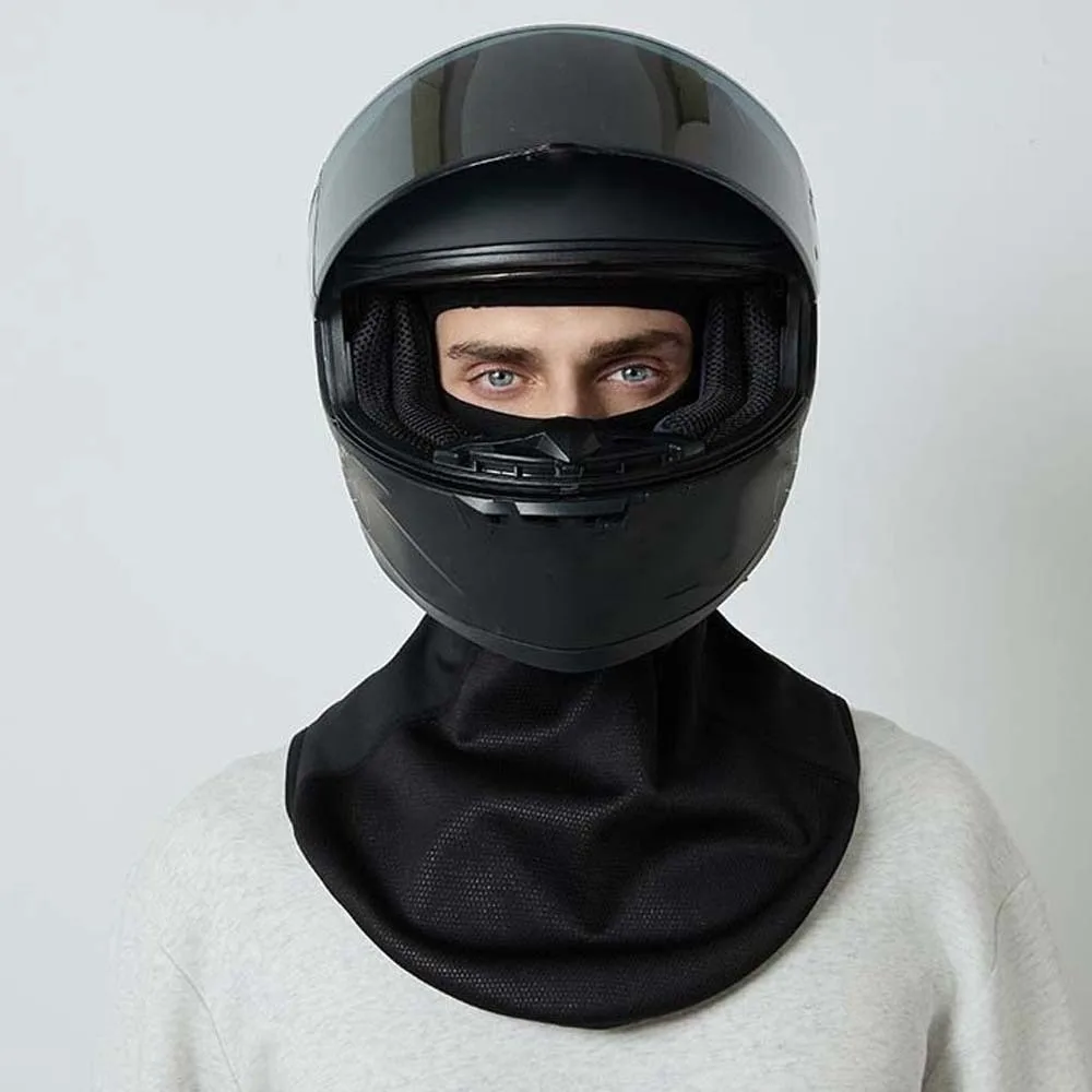 Winter-Balaclava-Maske mit warmem Futter, aus dickem Stoff, mit verlängertem Kragen, als Fahrradhelm-Innenfutter, staubdicht, atmungsaktiv – Detail 6