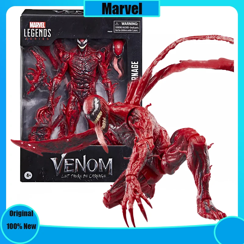 

Оригинальная серия Marvel Legends Venom: Let There Be Carnage Deluxe Коллекционная 6-дюймовая масштабная фигурка Коллекционная модель игрушки