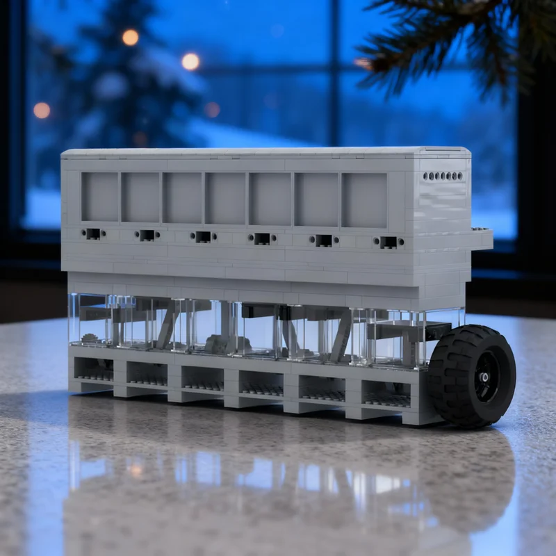 

1044pcs MOC Inline 6 12 Valve Vacuum Educational And Dacta Model Building Blocks Creative Gift DIY Display Decor Adult Premium