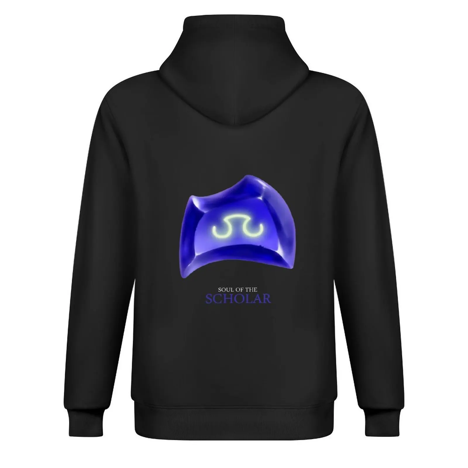 Soul of the Scholar -black Hoodie autumn anime clothing men's winter sweater korean style clothes men's hoodie sweatshirt