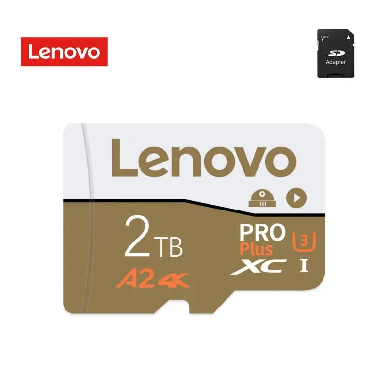 Lenovo-A2 بطاقة الذاكرة ، 2 تيرا بايت ، 128GB ، 256GB ، UHS-3 ، بطاقة SD صغيرة لكاميرا 4K HD ، التلفزيون ، نينتندو سويتش ، Gop ، فلاش عالية السرعة