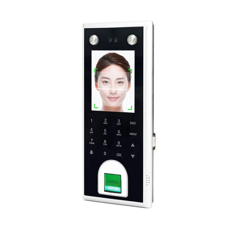 Dual HD Face Recognition Door Lock Biometric System TCP/IP Access Recorder For Office Employee Equipment