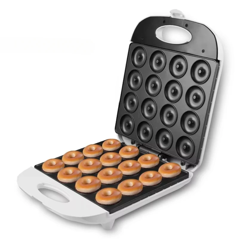 Breakfast Machine, Donut Machine, Household Bread Machine, Double-sided Heating with 16 Holes