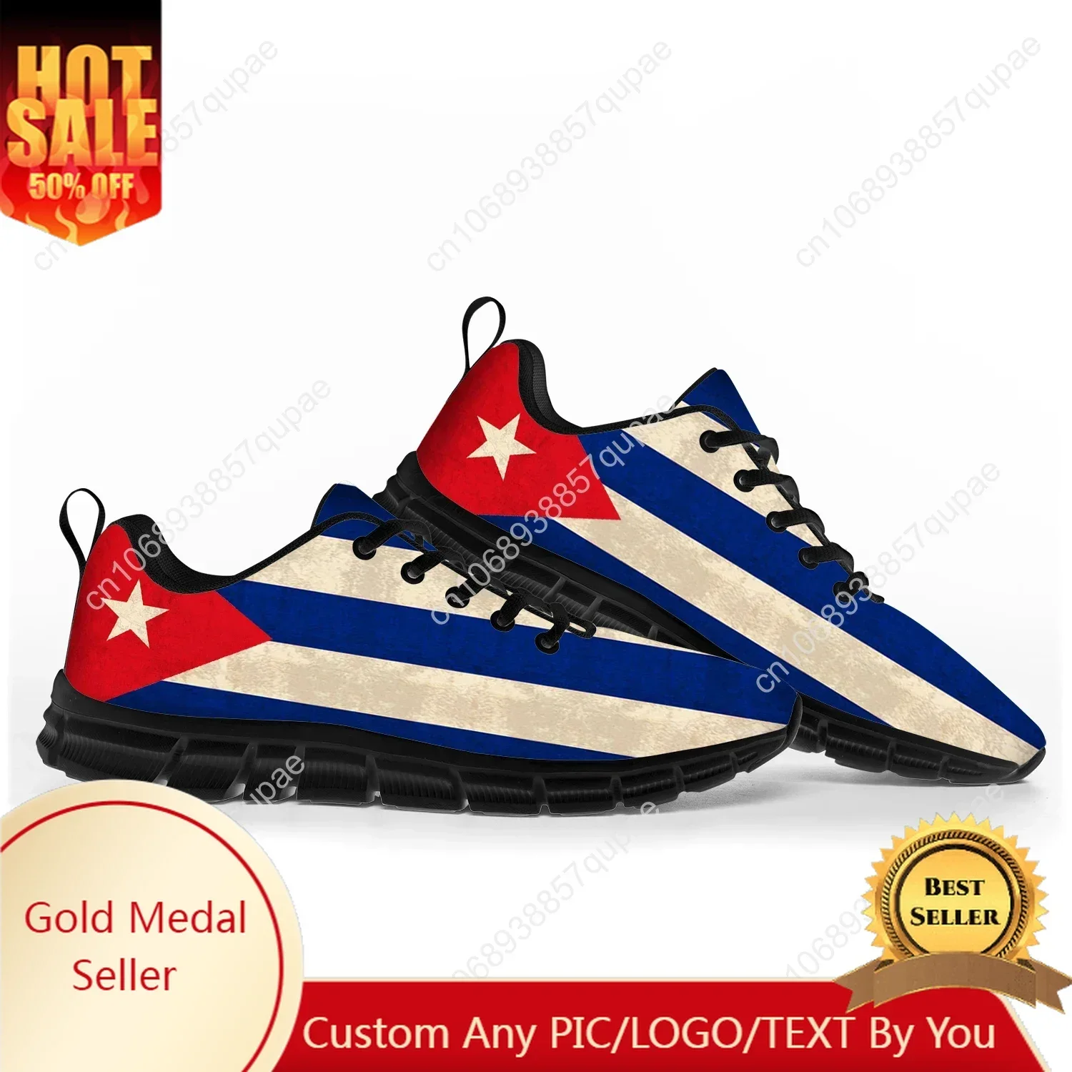 

Cuban Flag Sports Shoes Mens Womens Teenager Sneakers Cuba Casual Custom High Quality Couple Shoes