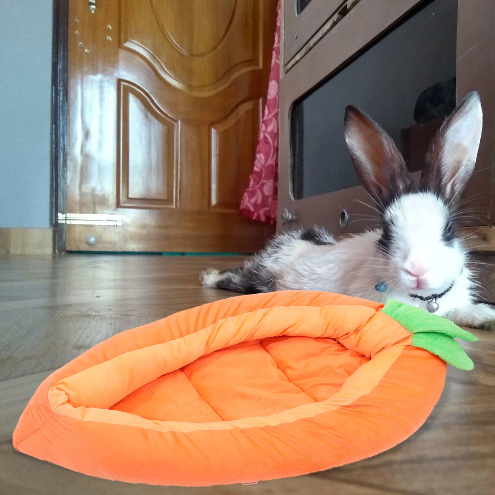 

Carrot Shape Rabbit Bed Pet Sleeping Place Small Animal Nest Cat Dog Beds Warm Kitten Guinea Pig Chinchilla Resting Mat