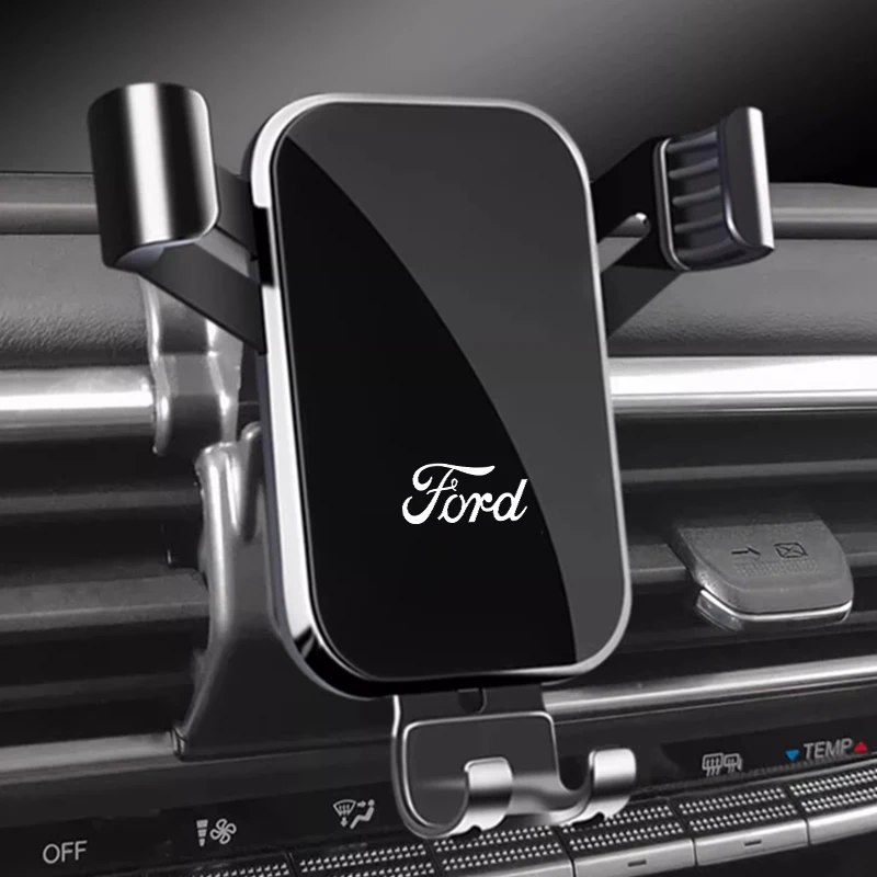 Soporte para teléfono de coche, soporte para salida de aire móvil, soporte GPS para Ford Focus Fiesta Ranger Mondeo RS Escape Ecosport Edge Taurus