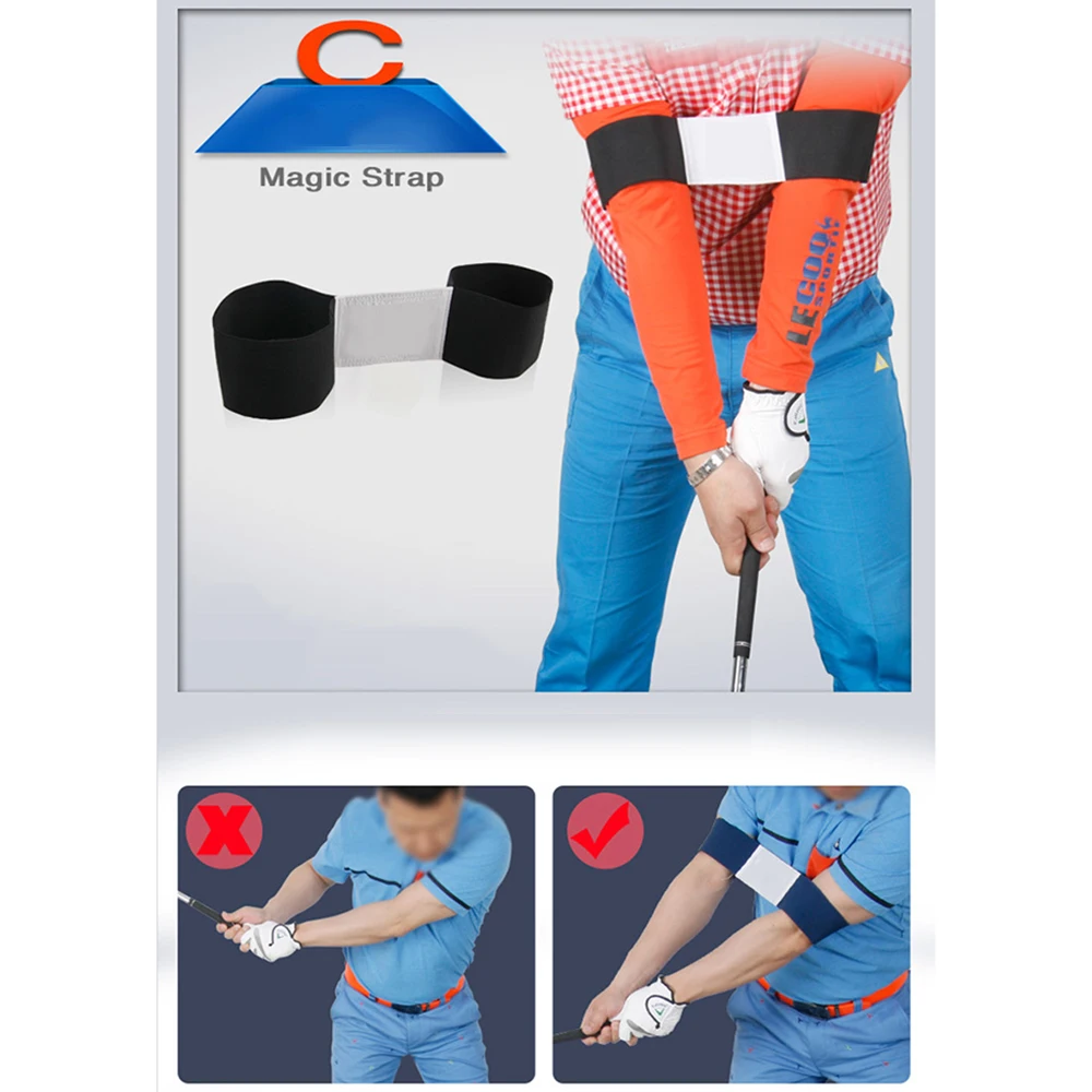 PGM Golf-Grifftrainer Golf-Trainingshilfe Schwungkorrektur-Armband Perfekte Handposition für gleichmäßige Schwünge Golfzubehör – Detail 5