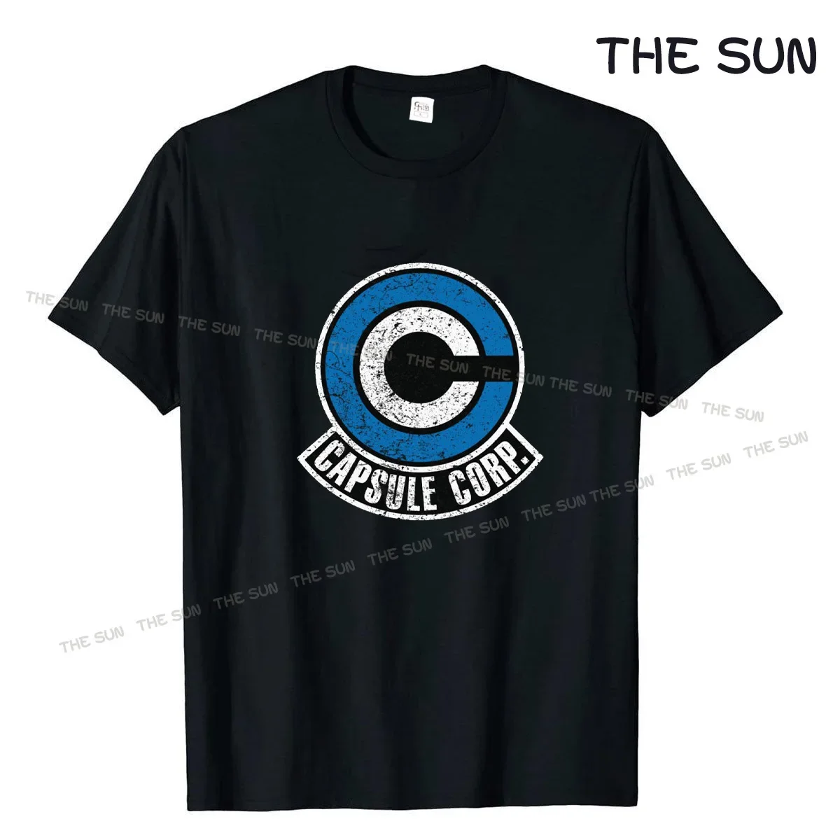 Capsule Corp Cotton Printing Shirt  Casual T-Shirt Street Fashion Short Sleeve Clothing Streetwear Men's Hip Hop