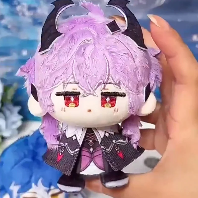

Genshin Impact Anime Plush Toy 12cm Durin Flins Varka Sitting Doll Game Character Boy Birthday Gift Stuffed Animal Collectible