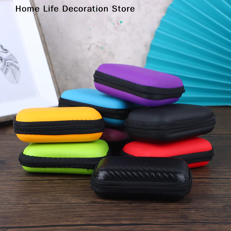 【TG】1Pc Mini Camera Case Bag Multi-functional Earphone Bag Video Waterproof Digital Portable Bag EVA Storage Box Storage Bag