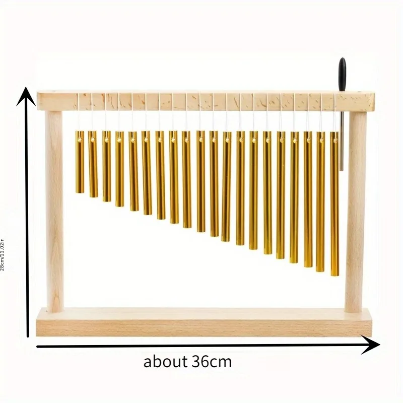 20-note-chime-instrument-golden-with-wooden-frame-for-music-classroom-accompaniment-and-orff-percussion-music-classroom-tool