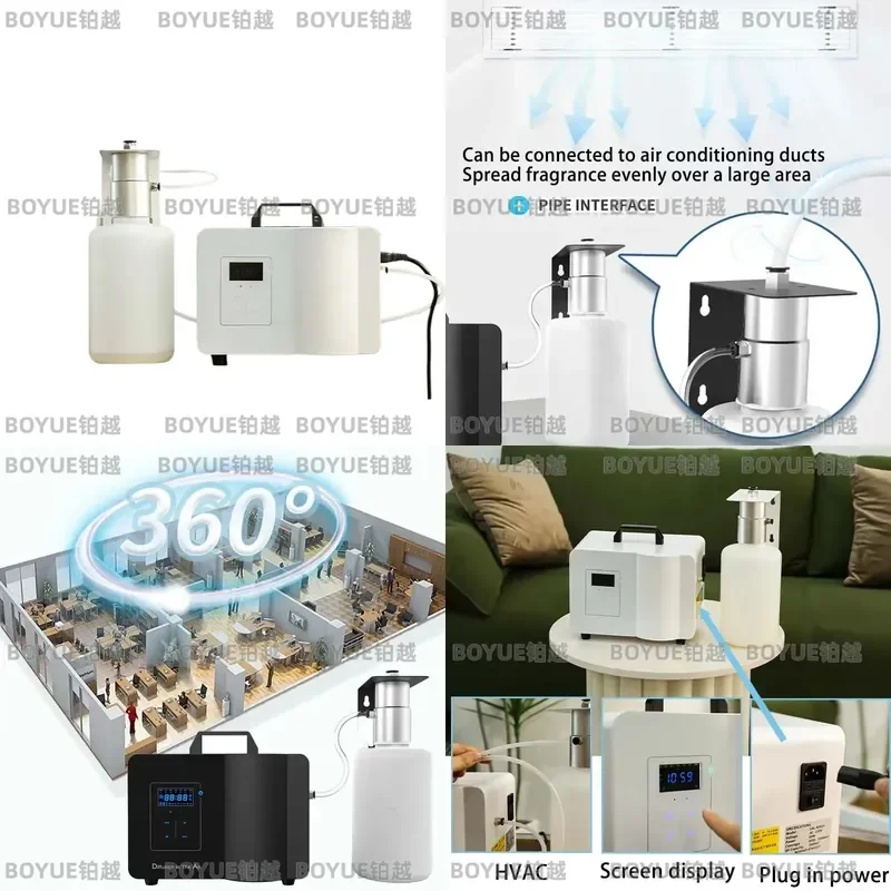 Commercial Aroma Diffuser 2000ml Large Area Scent Machine for Airport Supermarket Hotel Lobby Fresh Air System Spray Device